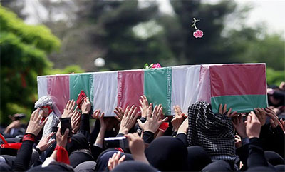 شهدای گمنام به دانشگاه آزاد واحد تهران جنوب می‌آیند
