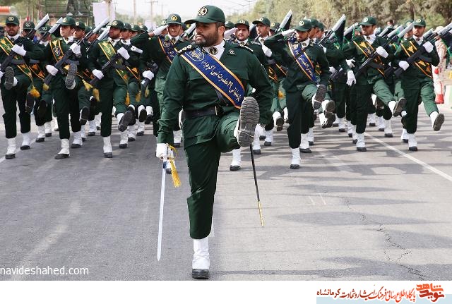 تصاویر/ مراسم رژه نیرو‌های مسلح در کرمانشاه