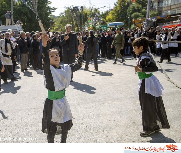 سوگواری مردم کرمانشاه در روز عاشورای حسینی+تصاویر