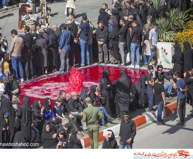 سوگواری مردم کرمانشاه در روز عاشورای حسینی+تصاویر