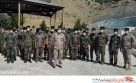 غبارروبی مزار شهدای گمنام در سپاه ناحیه شهرستان صحنه +تصاویر