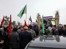 برگزاری آیین باشکوه تشییع و تدفین دو شهید گمنام شهرستان هفتگل