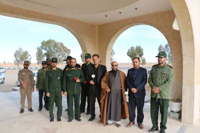 گزارش تصویری از مراسم غباررویی مقبره مطهر شهدای شهرستان خاتم