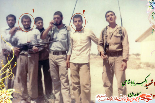 حاج آقا جعفر کامران پدر شهید معزز مجید کامران  به فرزند شهیدش پیوست