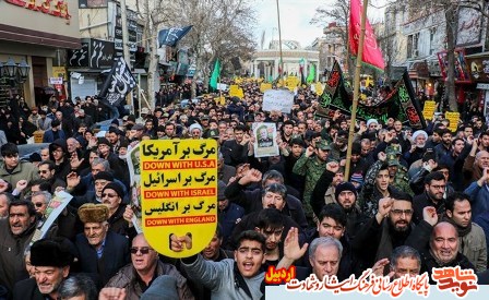 خانواده های شهدا و ایثارگر اردبیل ترور سپهبد شهید قاسم سلیمانی را محکوم کردند