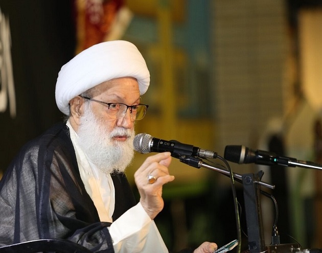 سخنرانی  رهبر شیعیان بحرین درهمایش بصیرتی بندرعباس/جمهوری اسلامی ایران در کنار ملت های مظلوم جهان
