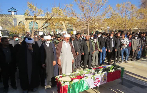 شهید «سهراب کریمی محمدی» در گلزار شهدای روستای محمدیه آرام گرفت