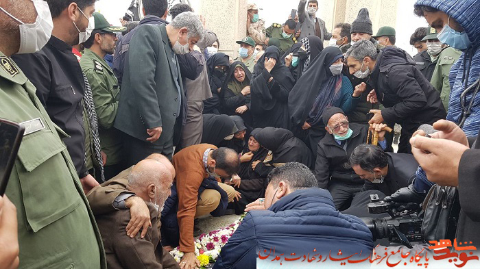 گزارش تصویری| پایان فراق ۳۳ ساله خانواده شهید 