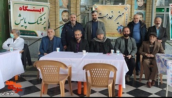 گزارش تصویری/ میز خدمت برای رسیدگی به مشکلات جانبازان در مصلی قائم شهر