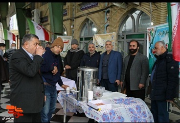 گزارش تصویری/ میز خدمت برای رسیدگی به مشکلات جانبازان در مصلی قائم شهر