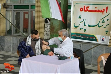 گزارش تصویری/ میز خدمت برای رسیدگی به مشکلات جانبازان در مصلی قائم شهر