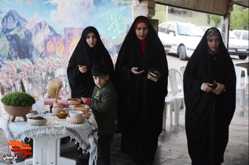 گزارش تصویری/تحویل سال نو در گلزار شهدای خرم آباد
