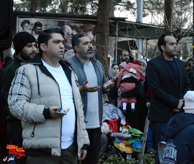 تحویل سال نو در گلزار شهدای بهشت زهرای تهران