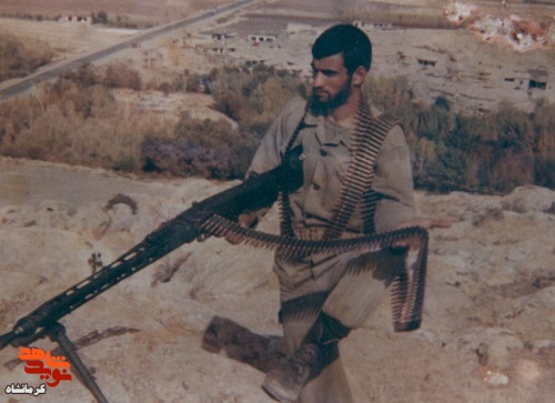 تصویر شهید«کاووس مهریان» در جبهه