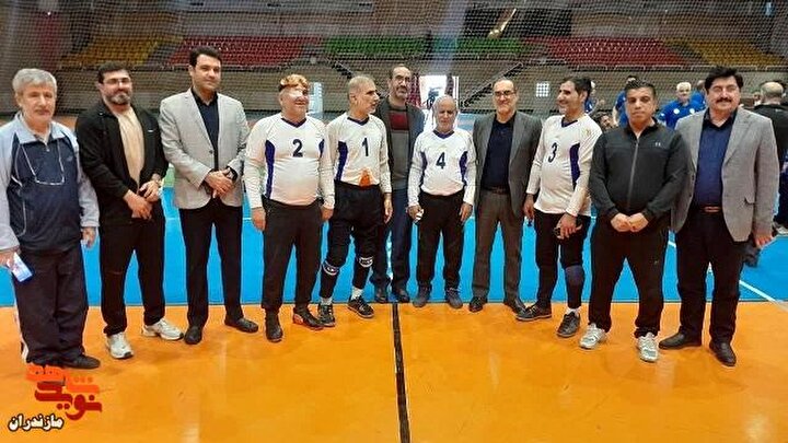 تصاویر/بازدید مدیرکل بنیاد شهید و امور ایثارگران مازندران از محل برگزاری مسابقات گلبال جانبازان بصیر