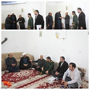 تجلیل مسئولان قصرشیرین از دو جانباز دفاع مقدس...