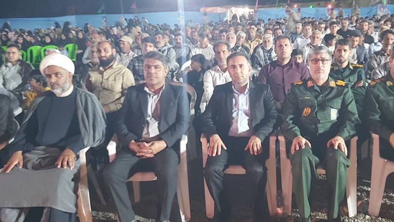 سومین یادواره شهدای پشت‌کوه آبدان و بزرگداشت شهید رئیسی برگزار شد