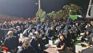 تصاویر|شام غریبان اباعبدالله الحسین (ع) در کنار مزار شهدای مدافع وطن کنگاور