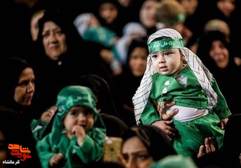 آیین شیرخوارگان حسینی در شهرستان‌های کرمانشاه برگزار می‌شود 