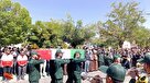 تصاویر| وداع با فرمانده مخلص جبهه مقاومت در سنقر کلیایی