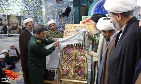 رونمایی از شش عنوان کتاب زندگی‌نامه شهدای طلبه و روحانی خراسان‌شمالی+ تصاویر