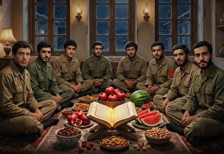 یلدا در نور و احترام شهدای گیلان؛ تولد و شهادت در بلندترین شب سال