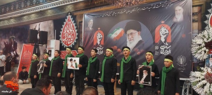 تصاویر|برگزاری مراسم بزرگداشت قائد شهید در مسجدالنبی (ص) کرمانشاه