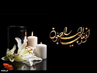 پیام تسلیت معاون فرهنگی بنیاد شهید و امور ایثار...