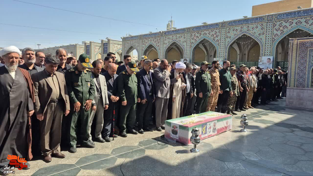 بدرقه حماسی سردار جانباز شهید «حاج حسین ظریفی» تا حرم رضوی