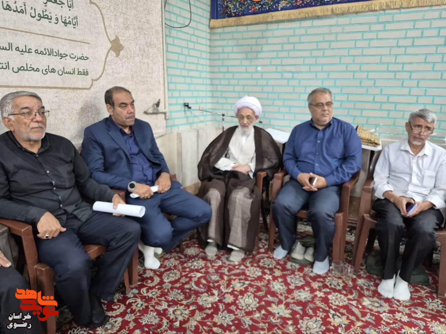 بدرقه حماسی سردار جانباز شهید «حاج حسین ظریفی» تا حرم رضوی