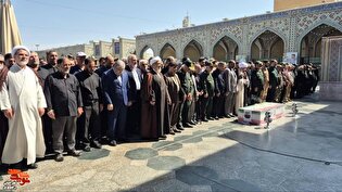 سردار امنیت شهید «حسین ظریفی» در جوار شهید شوشتری آرام گرفت