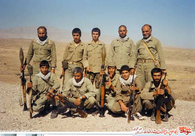 تصاویری از رزمندگان استان ایلام در دوران دفاع مقدس 