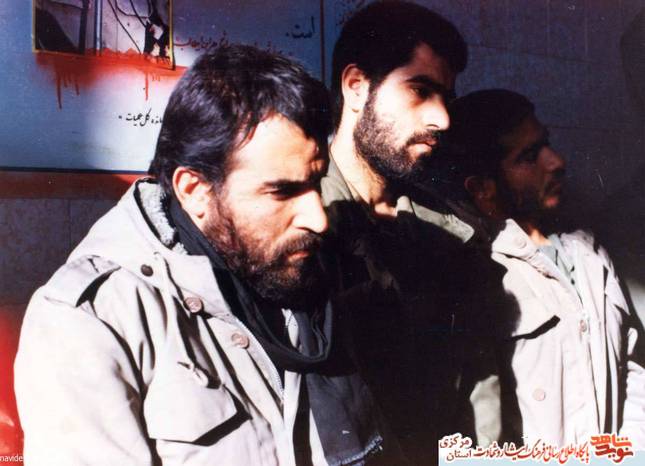از چپ:شهید اسماعیل صادقی - محمد میرجانی