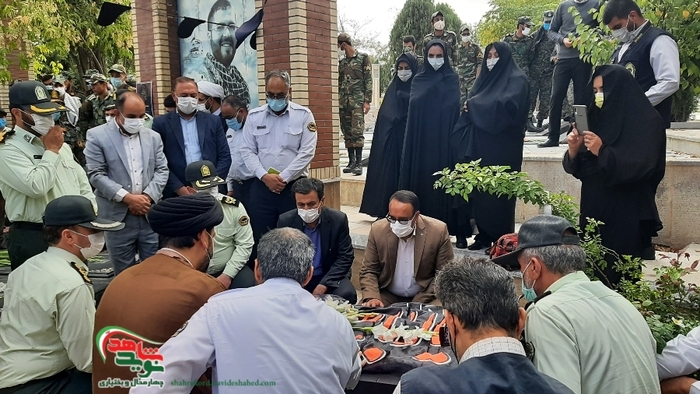 گلباران گلزار شهدای شهرکرد