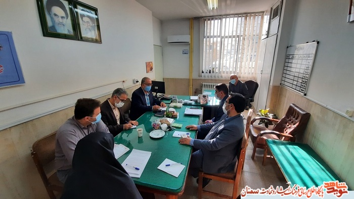 دیدار نورچه‌ای با معاونین و کارشناسان فرهنگی بنیاد شهید -  چهارشنبه نوزدهم آبان ۱۴۰۰ اداره کل بنیاد شهید استان سمنان 