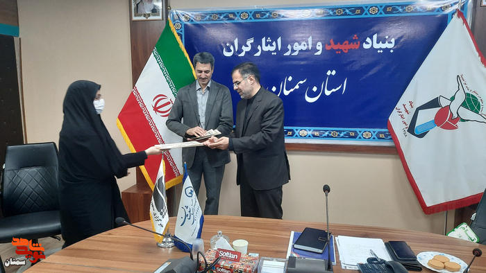 نشست خبری مدیرکل بنیاد شهید استان سمنان با اصحاب رسانه به مناسبت هفته دولت چهارشنبه دوم شهریورماه ۱۴۰۱ بنیاد شهید و امور ایثارگران استان سمنان