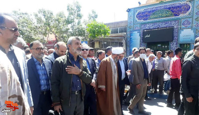 مراسم تشییع شهدای گران‌قدر شبستانی و علی‌حسینی- چهاردهم اردیبهشت‌ماه ۱۴۰۲ خیابان امام تا گلزار شهدای فردوس رضای شهرستان دامغان