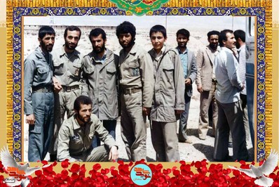 نفر دوم از چپ شهید محمدرضا خدابنده‌لو
