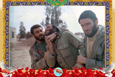 نفر اول از چپ شهید غلامعلی صداقتی