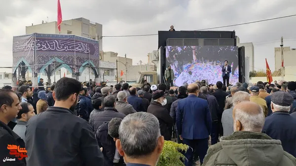 مراسم تشییع و تدفین پیکر شهید گمنام- دوازدهم آذرماه ۱۴۰۴ محله جانبازان شهرستان سمنان