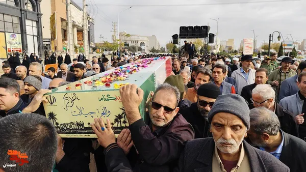 مراسم تشییع و تدفین پیکر شهید گمنام- دوازدهم آذرماه ۱۴۰۴ محله جانبازان شهرستان سمنان