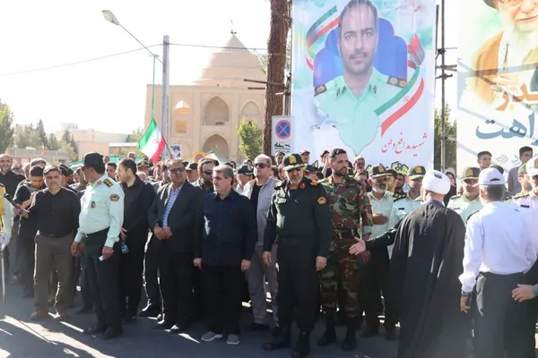 آیین وداع با پیکر پاک شهید مدافع وطن، سرهنگ دوم &laquo;علیرضا مهرابی&raquo;، چهارشنبه یکم مهرماه