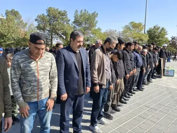 گزارش تصویری| تشییع پیکر مطهر شهید «محمدرضا طالبی» در بهشت زهرا (س)