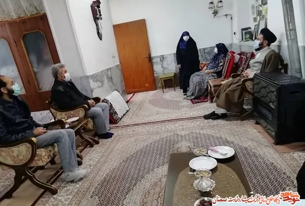 دیدار با مادر گرامی شهید والامقام مهدی غلامی در سالروز وفات حضرت ام&zwnj;البنین (س)- گرمسار، هشتم بهمن ۱۳۹۹