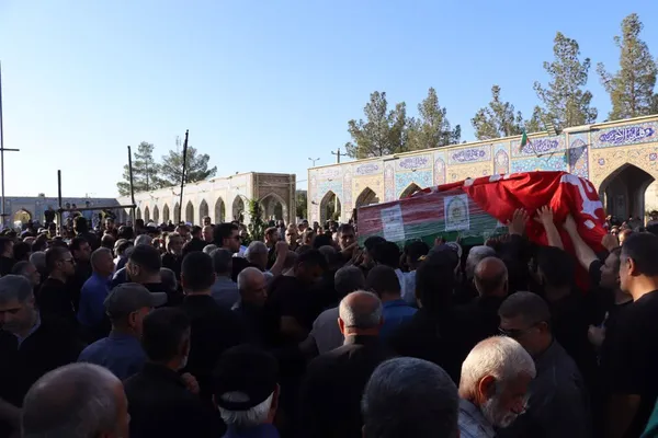 آیین وداع با پیکر پاک شهید مدافع وطن، سرهنگ دوم &laquo;علیرضا مهرابی&raquo;، چهارشنبه یکم مهرماه