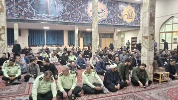 زنجانی‌ها در شام غریبان شهید «مجید بهرامی» به سوگ نشستند