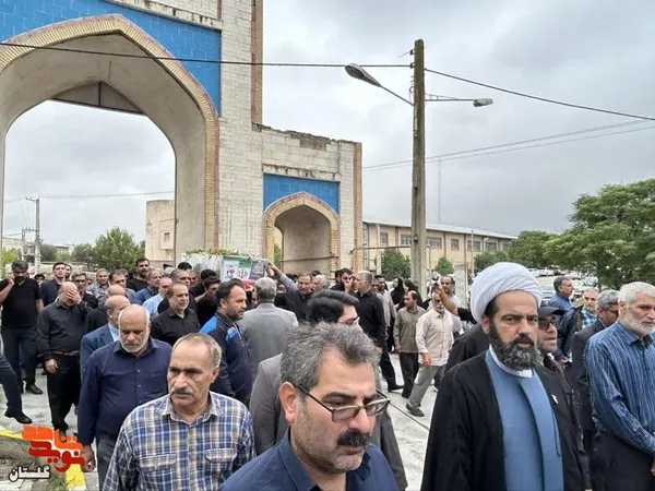 آیین تشییع پیکر مطهر شهید مدافع وطن &laquo;کیوان رامرودی&raquo;