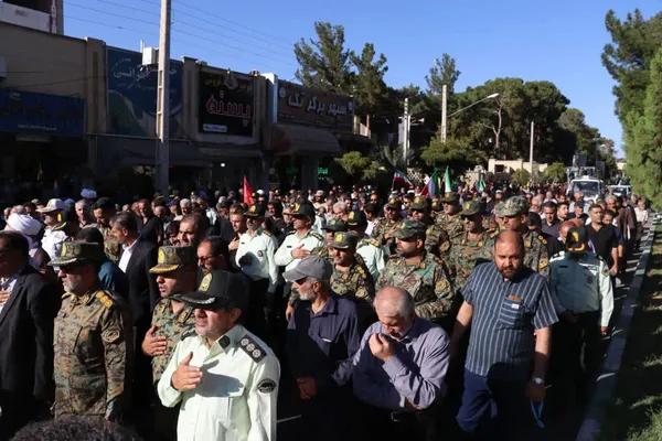آیین وداع با پیکر پاک شهید مدافع وطن، سرهنگ دوم &laquo;علیرضا مهرابی&raquo;، چهارشنبه یکم مهرماه